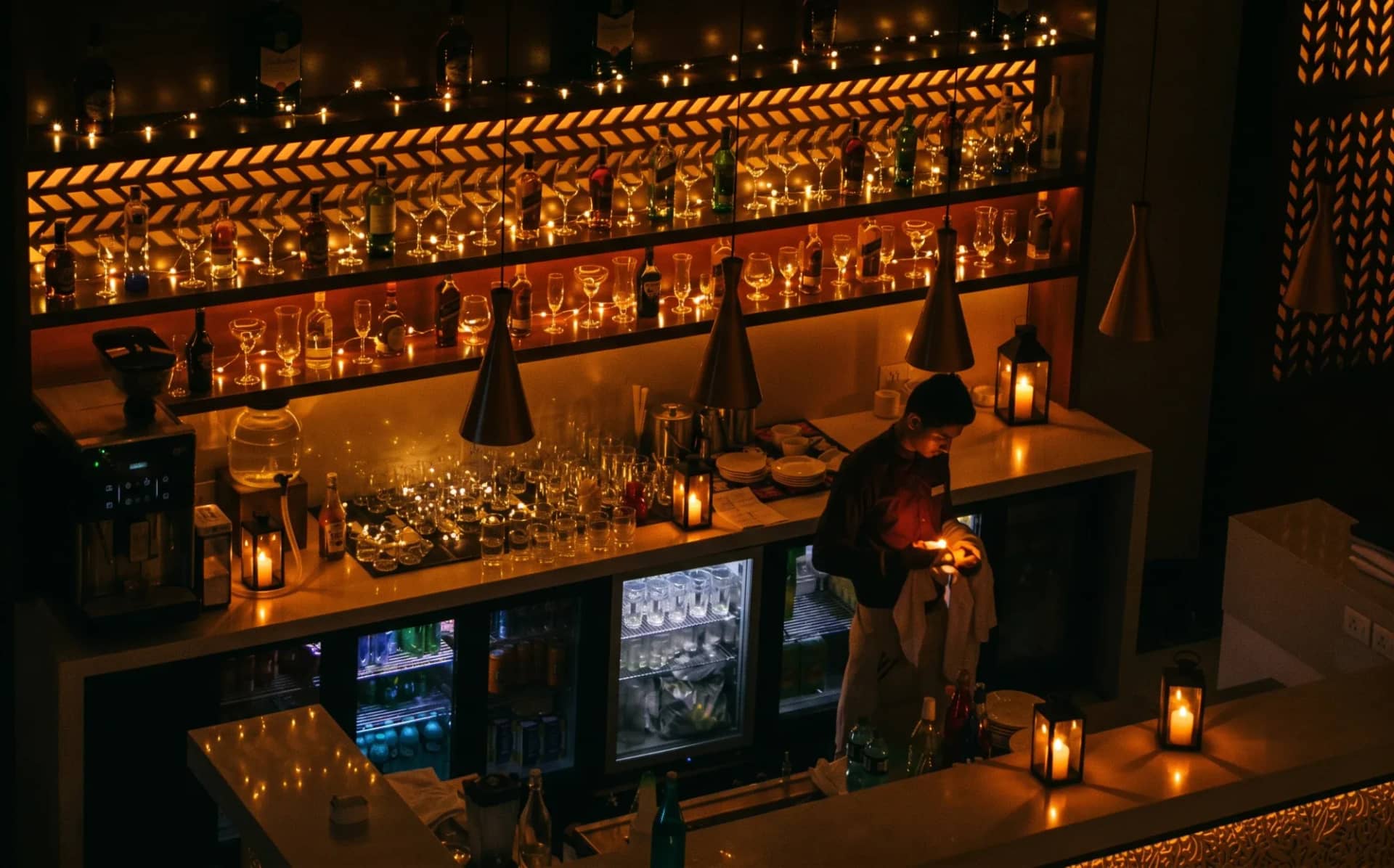 The bar at Thyme