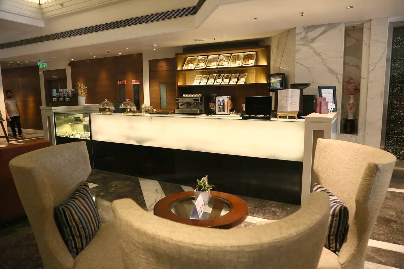 The Waffle counter and lounge