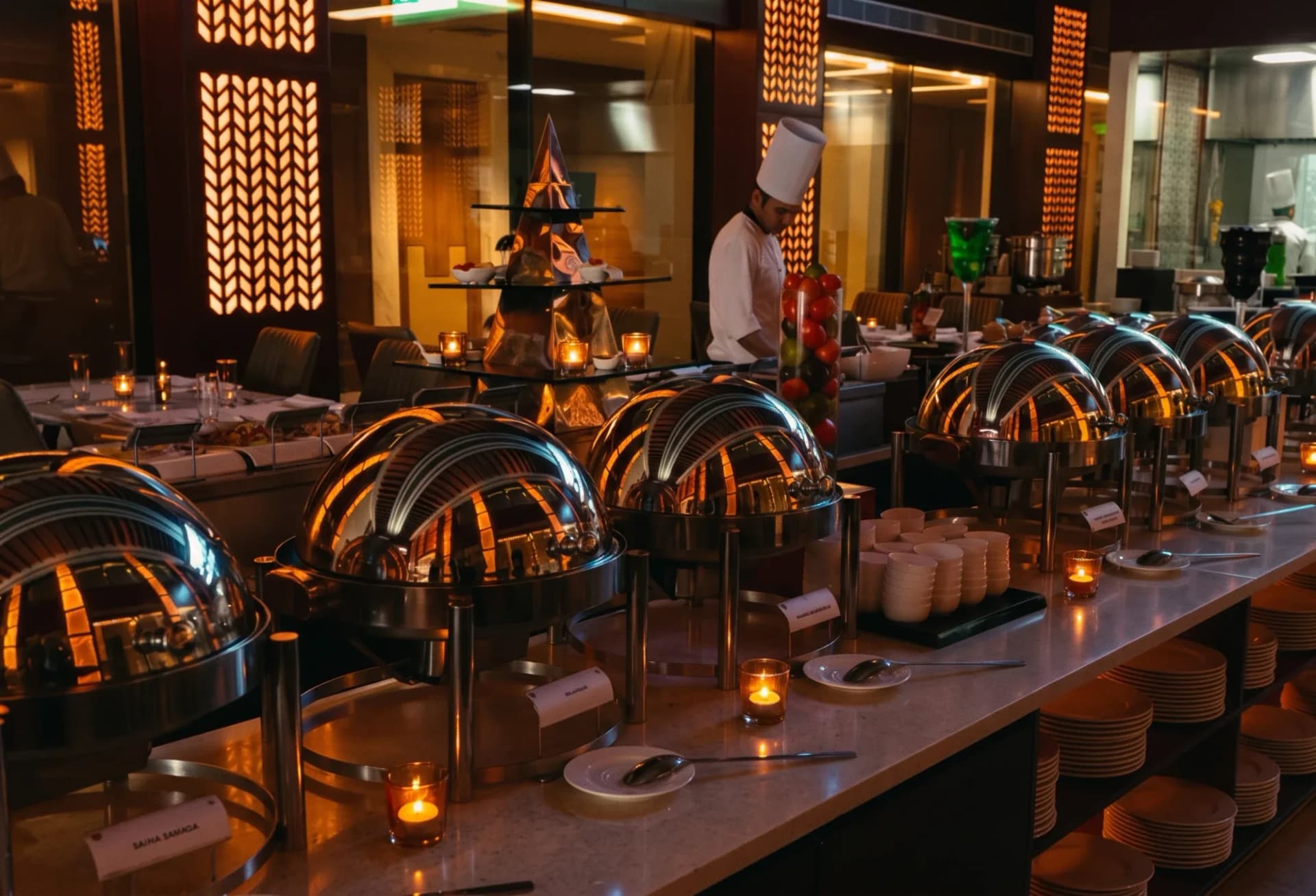 The international buffet with live counters at Thyme